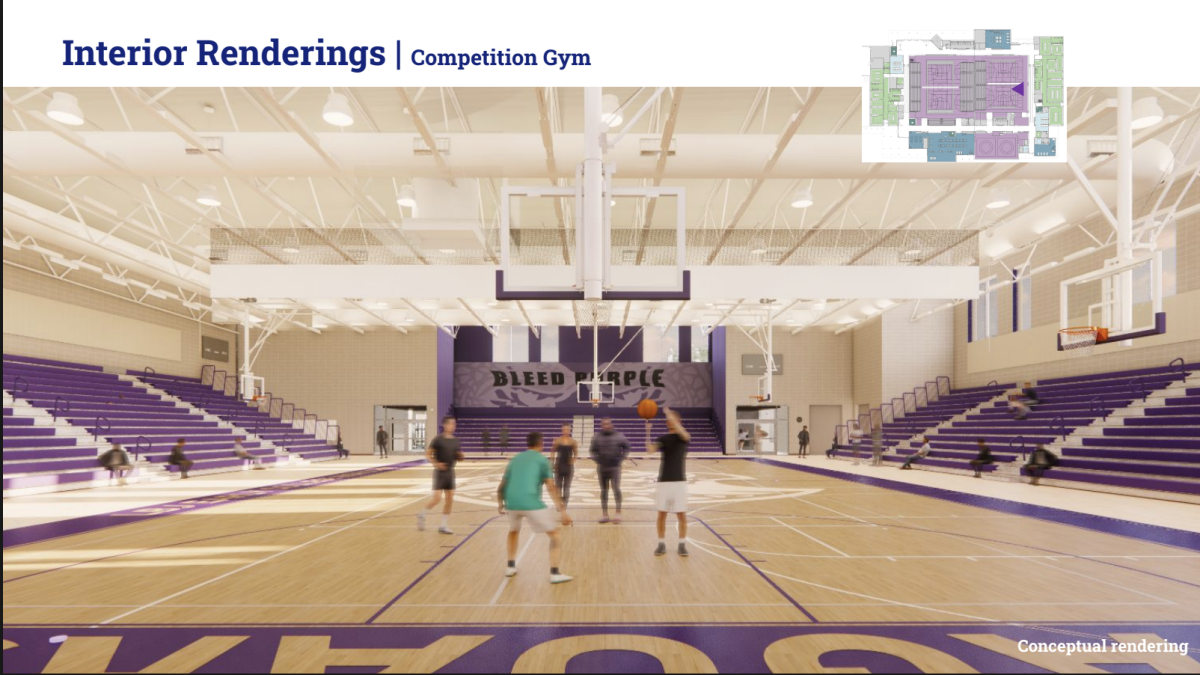 Rendering of the Competition Gym