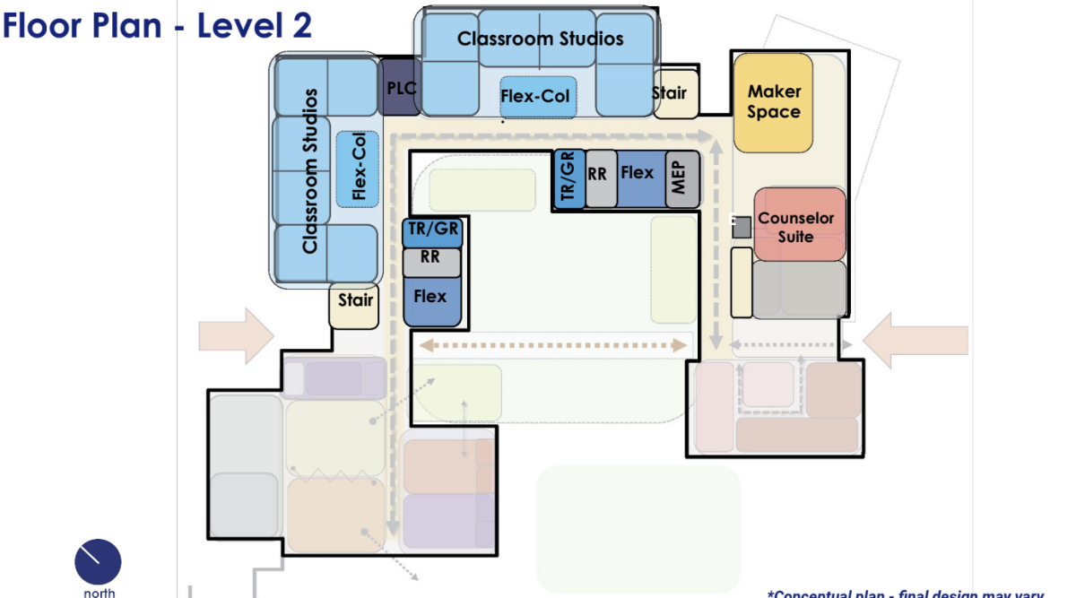 floor plan level 2 layout