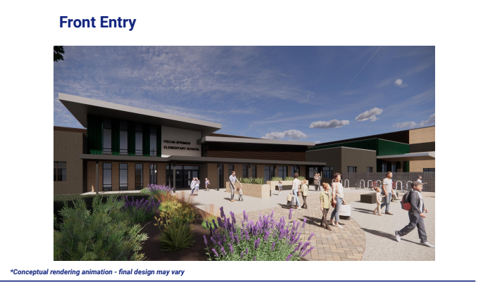 Rendering of the Front Entry