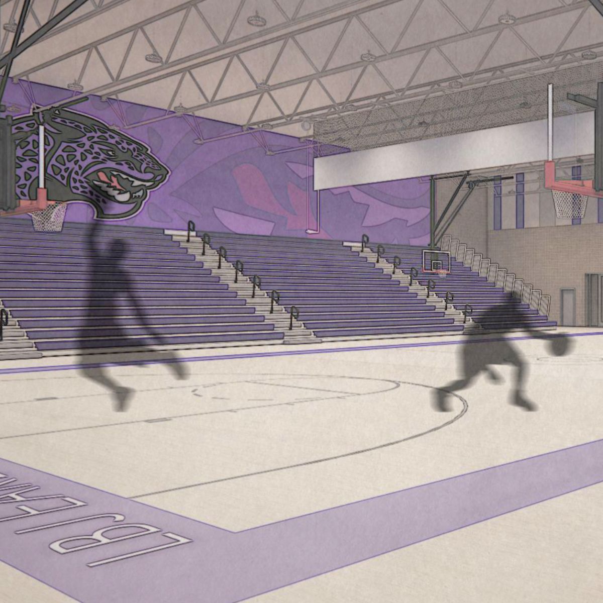 rendering of concept for gym