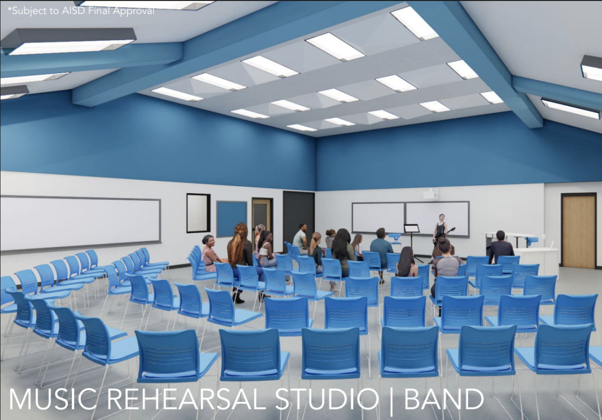 Rendering of the Music Rehearsal Studio