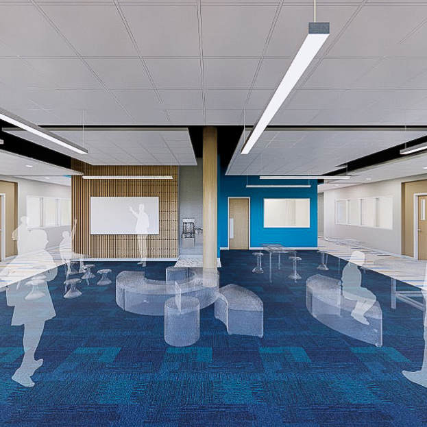 rendering of collaborative learning space