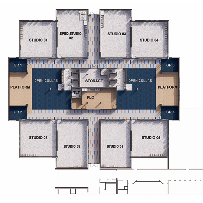 rendering of proposed school floorplan